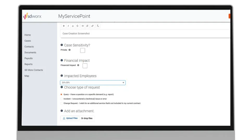 SD Worx Buddy Service myservicepoint